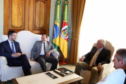 Eduardo Leite e Jos	 Ivo Sartori iniciam processo de transio do governo estadual