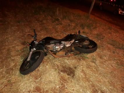 Planto: Acidente entre carro e moto em Santo Antnio das Misses deixa vtima com graves leses