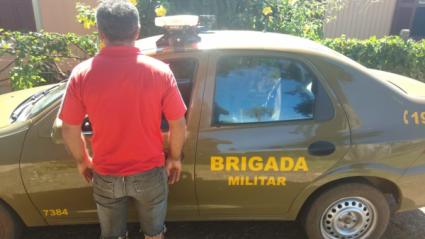 Brigada Militar de Roque Gonzales efetua priso por cumprimento de mandado