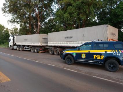 PRF flagra rodotrem com quase 22 toneladas de excesso de peso em So Borja